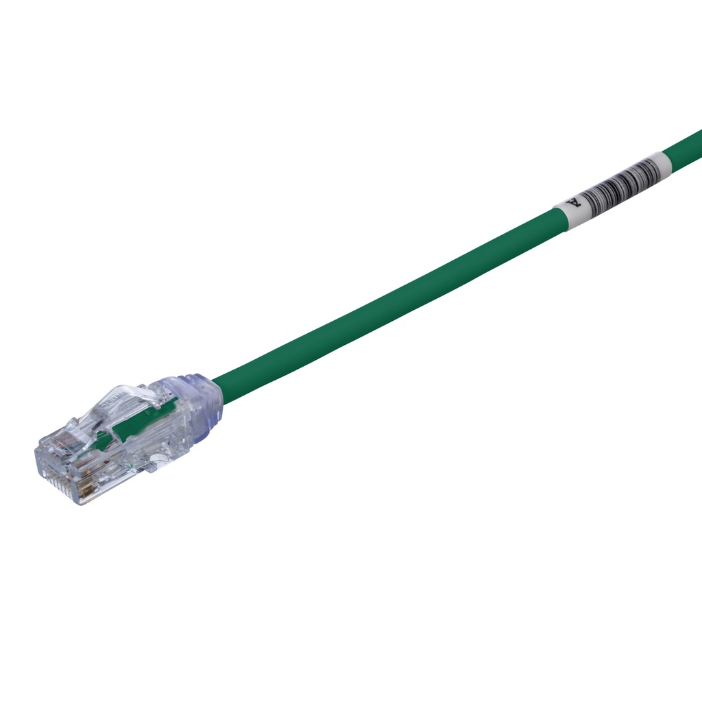 Patch Cord Categoria 6A 28Awg Ultra Sd 50Cm Lszh Verde Panduit
