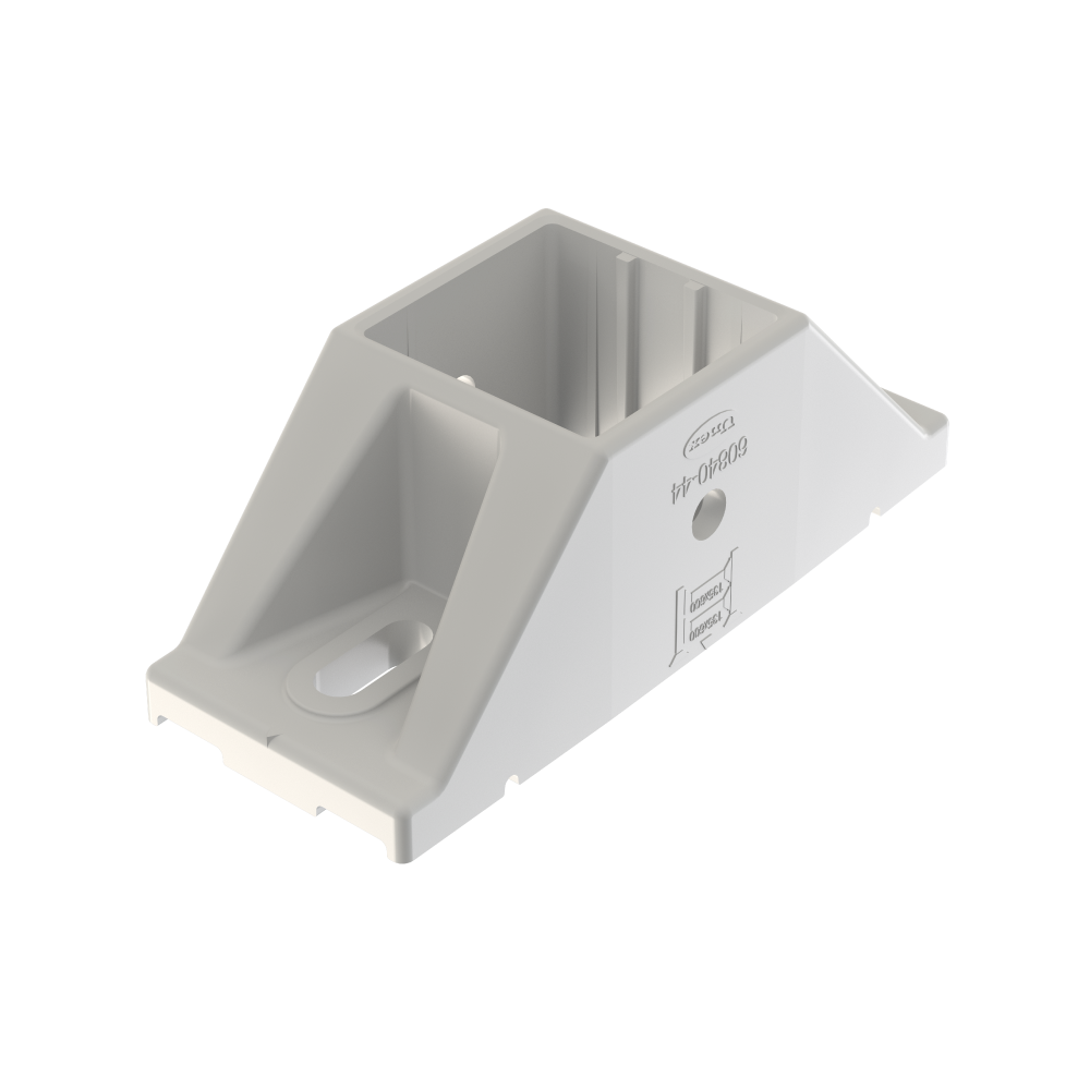 [60840-44] Conector Fijo Para Riel Chanel 50X50 Mm Para Soportes U48X Unex