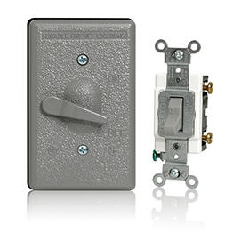 Interruptor Sencillo 3 Vias 15A 120-277Vac 1?P Palanca Comercial Blanco Leviton