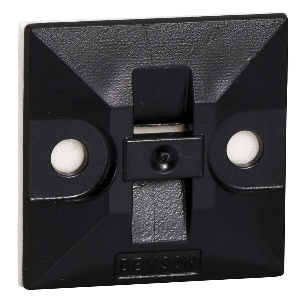 Accesorio Base Adhesiva Negra 1X1 Paquete X100U 3Bane Dexson Schneider