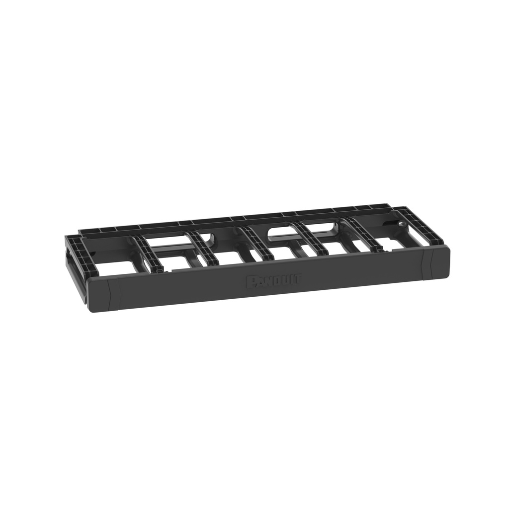 Organizador Panduit Horizontal  Frontal 1Ru Negro