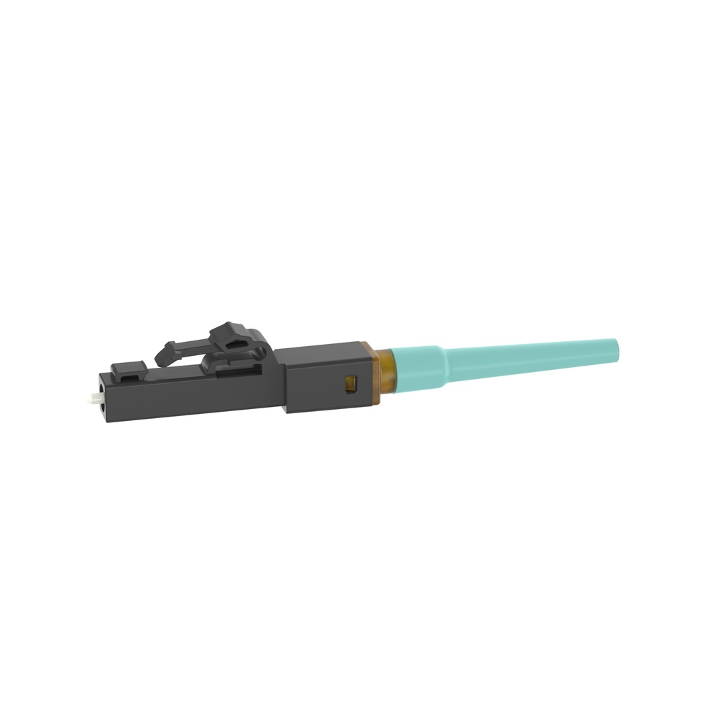 [FSOCLCX] Conector Fibra Lc Multimodo Om3 Negro Simplex  Panduit Por Fusion Omnisplice
