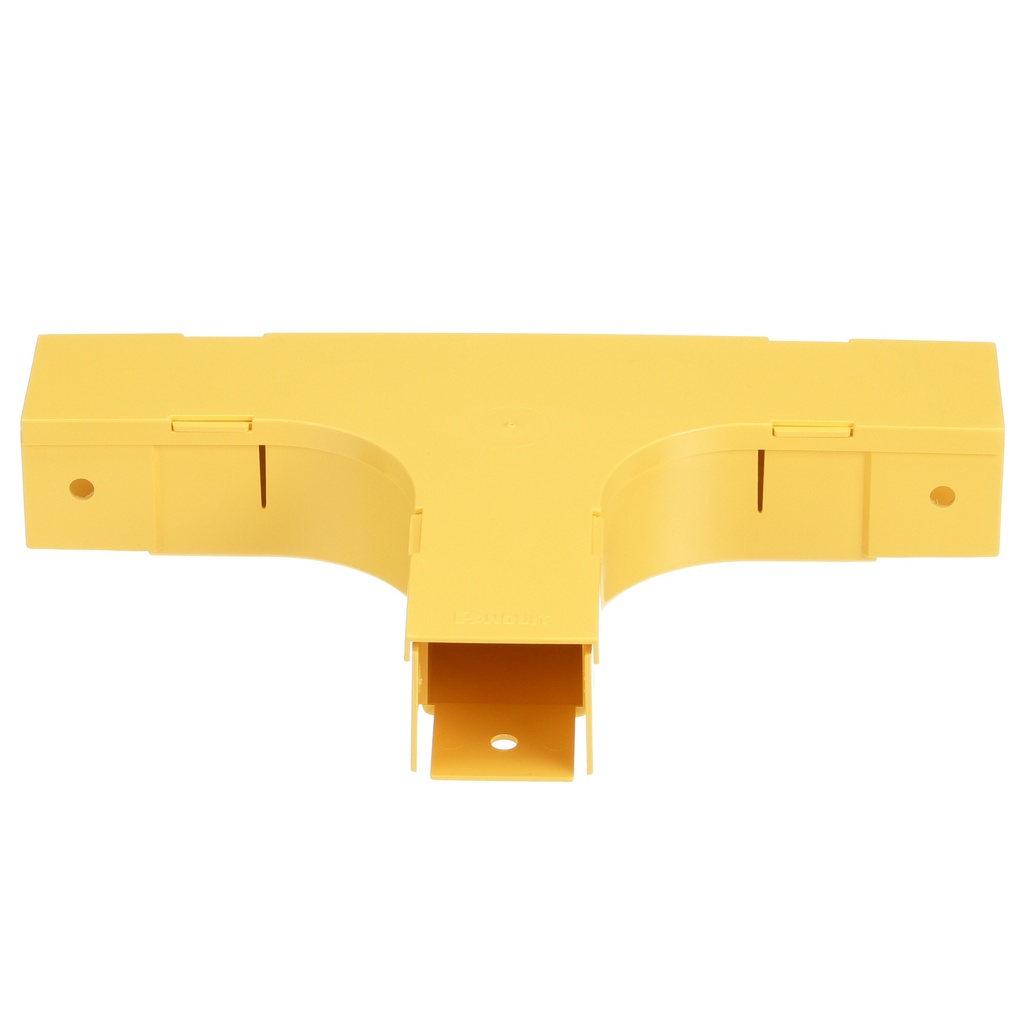 [FT2X2LYL] Conexión En T Horizontal Fiberrunner, 90 Grados, 2X2, Amarillo Panduit