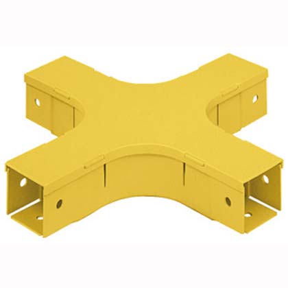 Accesorio En Cruz De Cuatro Vías Fiberrunner, 2X2, Amarillo Panduit