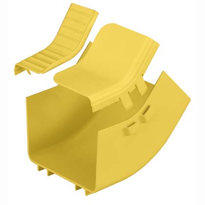 [FRIV456X4LYL] Empalme Vertical Interior Fiberrunner, En Ángulo De 45 Grados Panduit