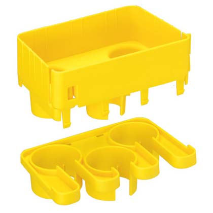 Enrutador Fiberrunner, 3 Puertos. Se Usa Con Empalme 6X4, Lszh, Amarillo Panduit