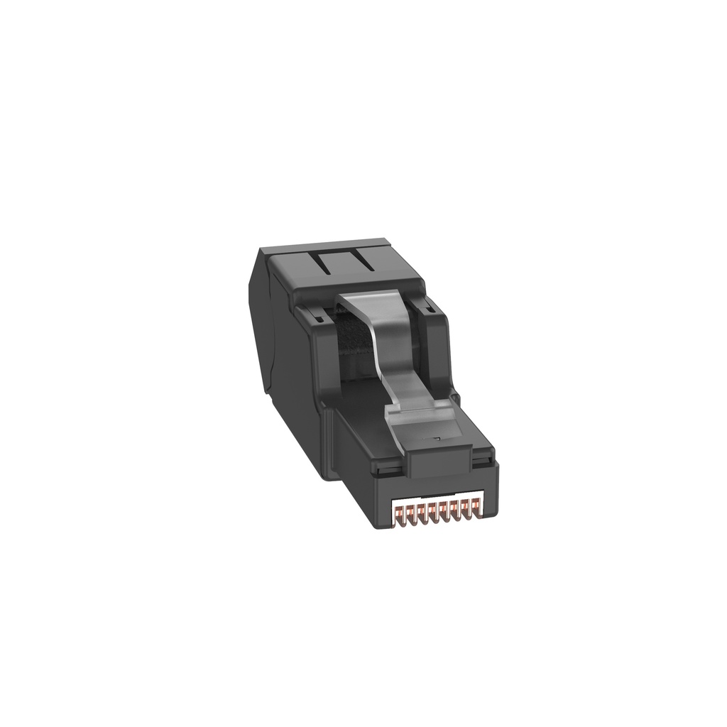Plug Rj45 Panduit P/Cable Utp 22-26Awg Categoria 5E 6 Y 6A Angulado 45Gr Mptl