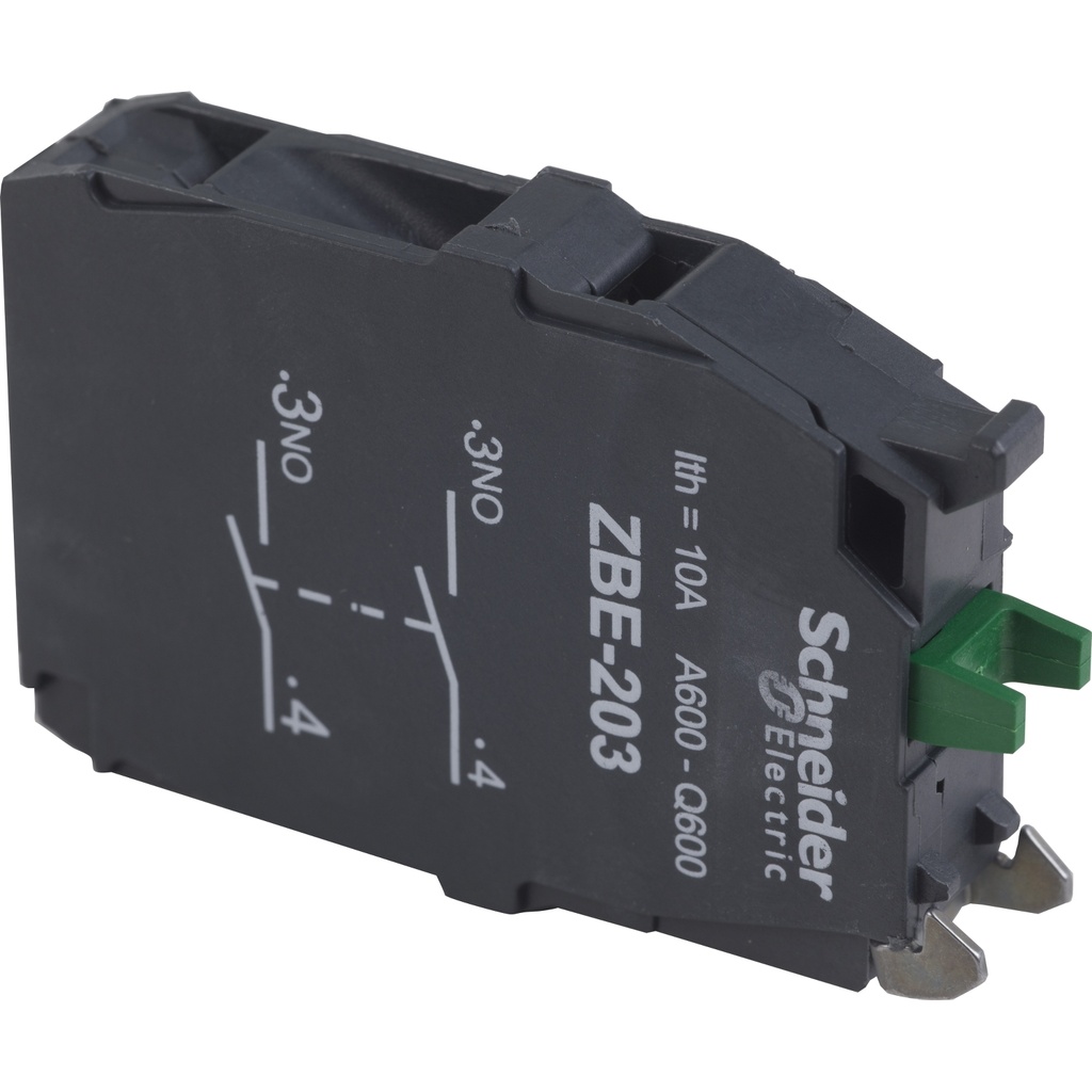 [ZBE203] Bloque De Contacto Modular Doble 2Na Harmony Xb4 Y Xb5 Schneider