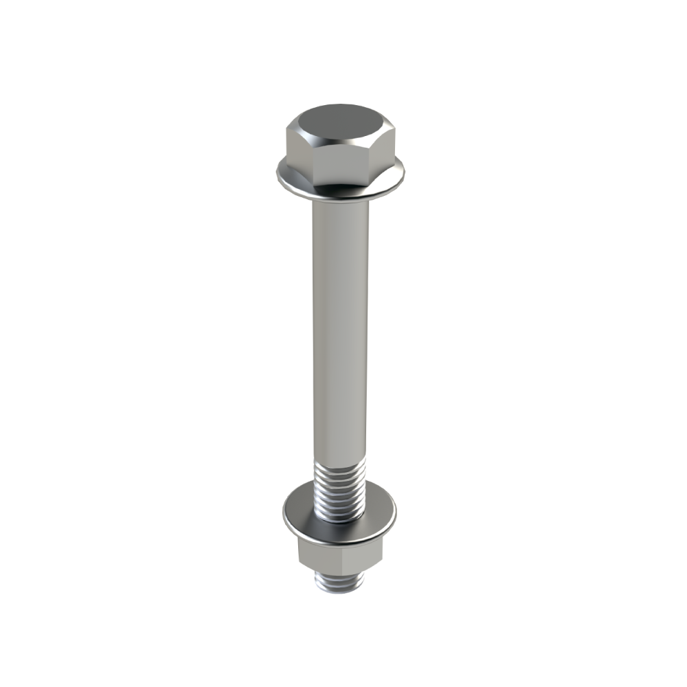 [66879-A4] Tornillo Con Tuerca Din 6921 M8X70 En Acero Inox 316 Paquete X 25 Unidades Unex