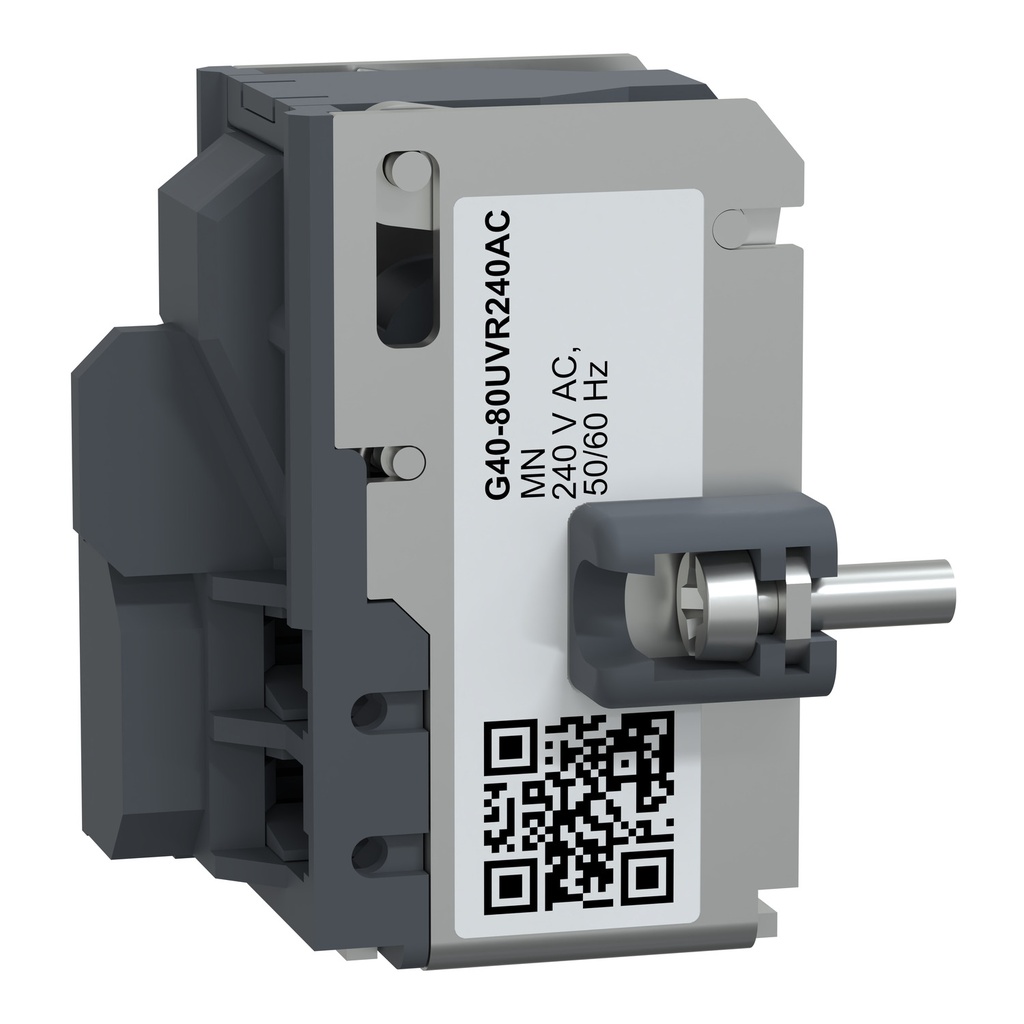[G40-80UVR240AC] Bobina De Disparo Minima Tension Mn 220V 208/240Vac Para Gopact Mccb 400 Y 800 Schneider