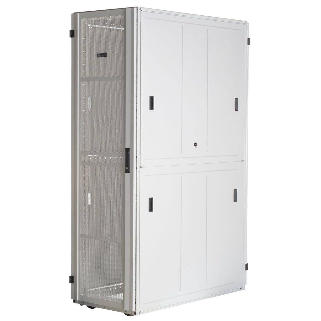 [XGL84822W] Gabinete Flexfusion 48Ru 800Mmx1200Mm Negro Puerta Frontal / Trasero Blanco Panduit