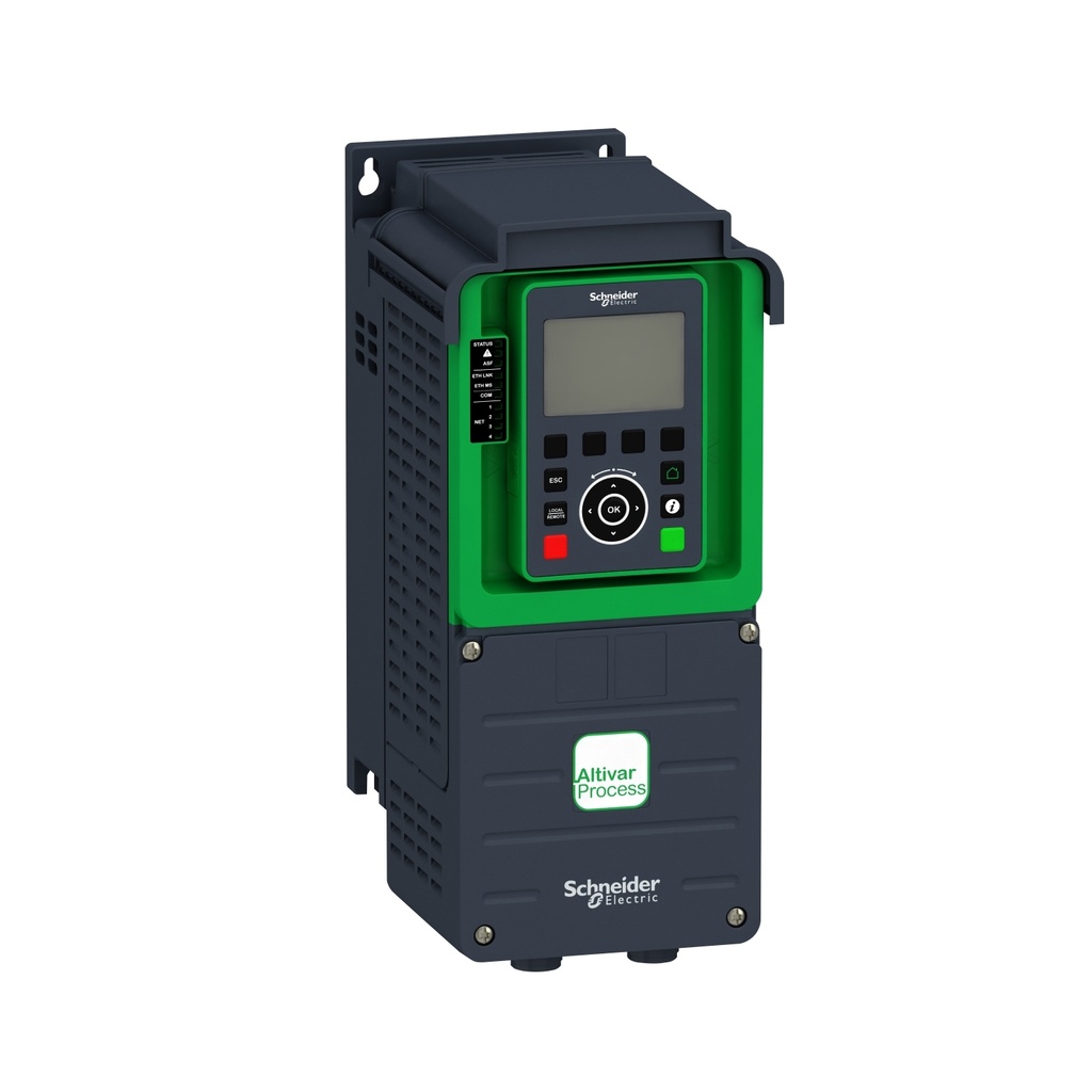 [ATV630U07M3] Variador De Velocidad Atv630 Procesos 0.75Kw 1Hp 4.6A 220V 200-240Vac Modbus Ethernet Integrado Opcional Profinet Y Profibus Pantalla Lcd Aplicacion Bombas Altivar 630 Schneider