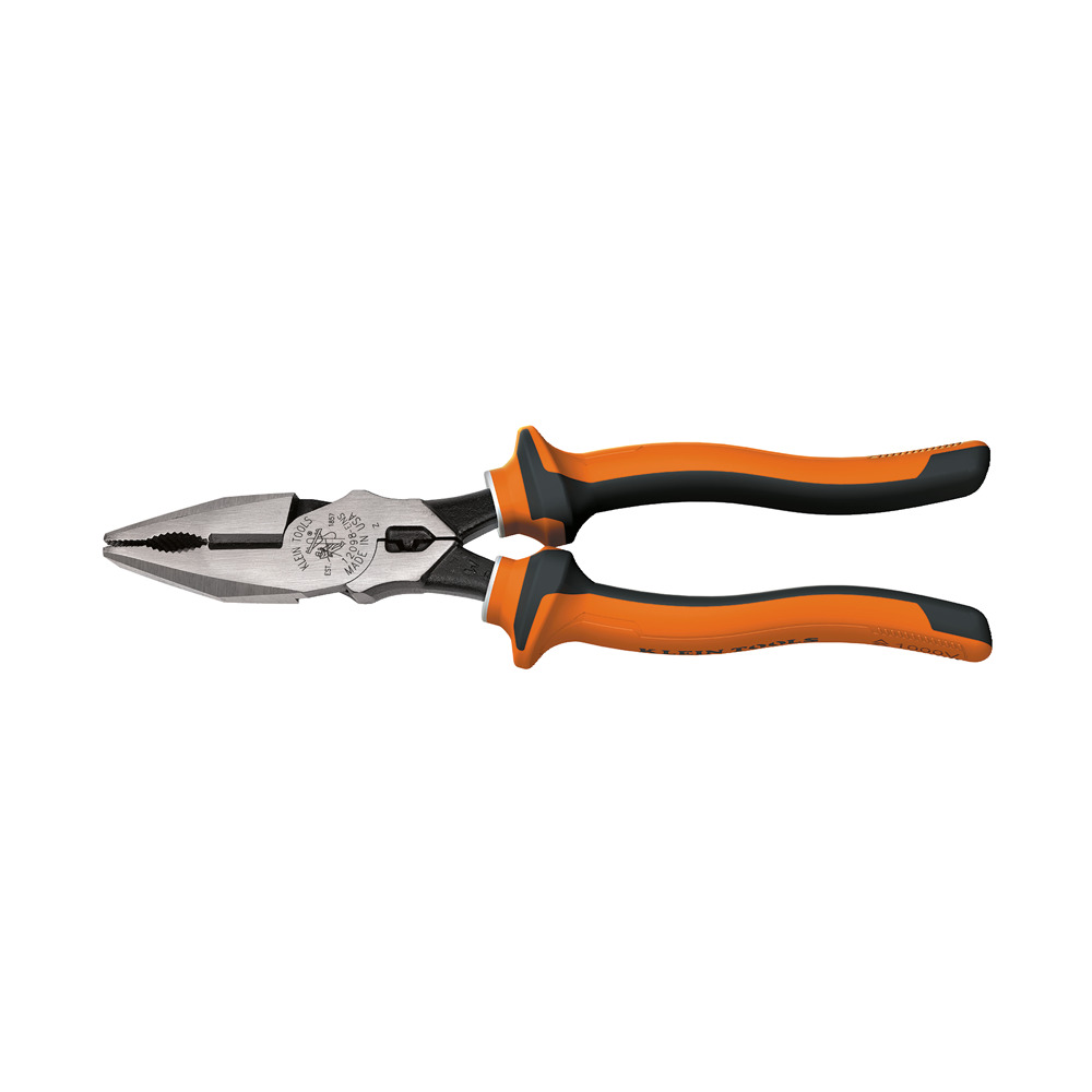 [12098EINS] Alicate Combinado Aislado 1000 V De Alta Palanca Diseñado Para Cortar Sujetar Y Crimpar Klein Tool