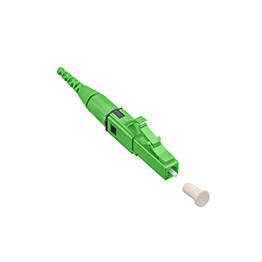 [499LC-GN9] Conector Fibra Lc Apc Monomodo Os2 Por Fusion Verde Fastsplice Leviton