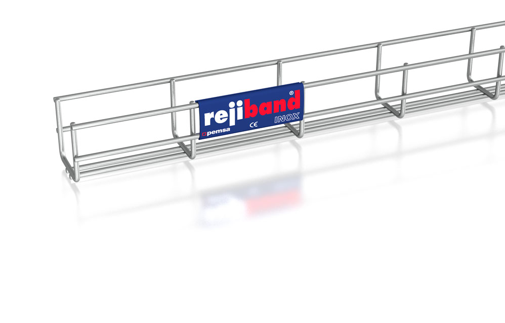 Bandeja Malla 100Mm X 400Mm X 3.0 Mts Rapide Electrozincada Rejiband 60513400