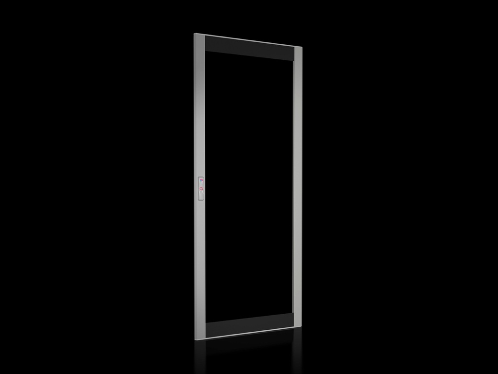 [8618030] Puerta En Cristal Para Vx Anchoxaltura 800X2000Mm Ip55 Marco Ral7035 Ventana Ral9005 Rittal