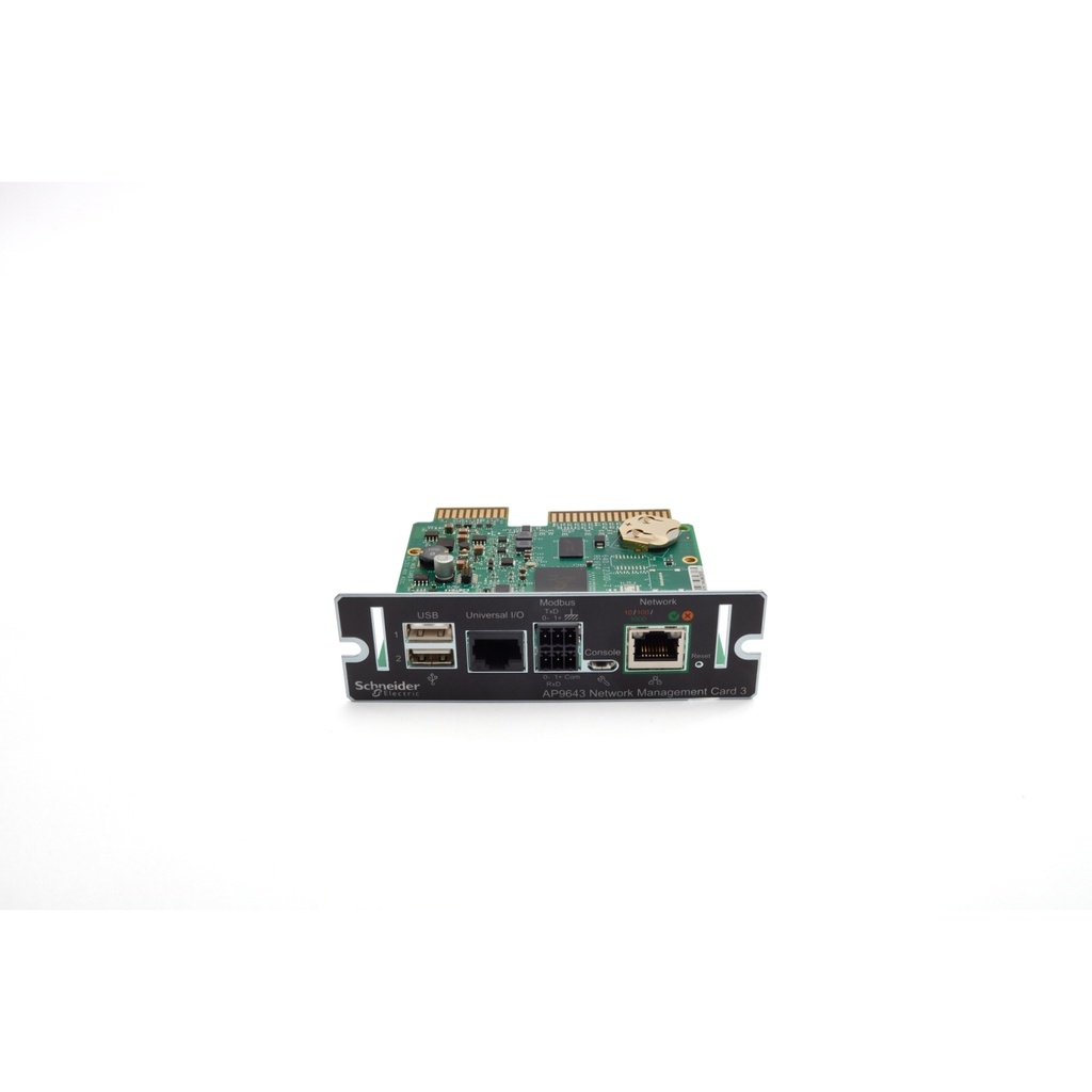 Tarjeta De Administración De Red De Ups 3 Con Monitoreo Ambiental Y Modbus Schneider