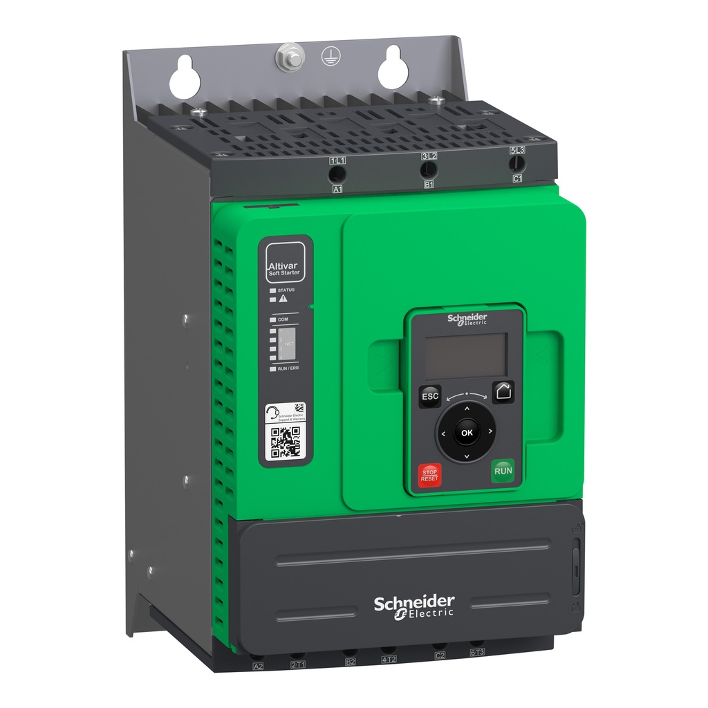 [ATS480D32Y] Arrancador Suave Ats480 Proceso 7.5Kw 10Hp 220V 32A / 15Kw 20Hp 440V 32A 200-690Vac Modbus Integrado Pantalla Led Aplicacion Maquinas Complejas Schneider