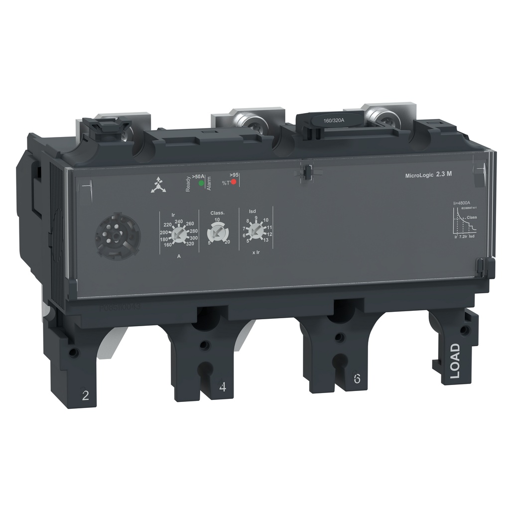 Unidad De Control Micrologic 2.3 Para Interruptores Nsx 400/630 320A 3 Polos Schneider C4032M320