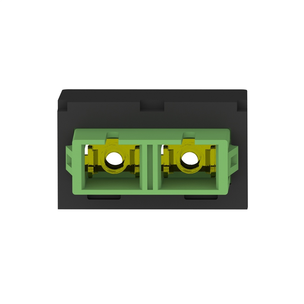 [CMDAGSCZBL] Acople Fibra Sc/Apc Duplex Monomodo Verde Zirconia Mini-Com Panduit