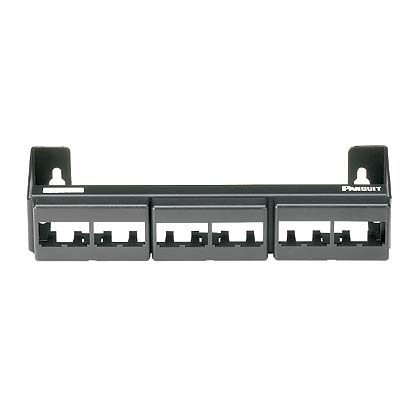 [CWPP12WBL] Panel De Distribucion Sobreponer Modular Minicom 12 Puertos Negro Panduit