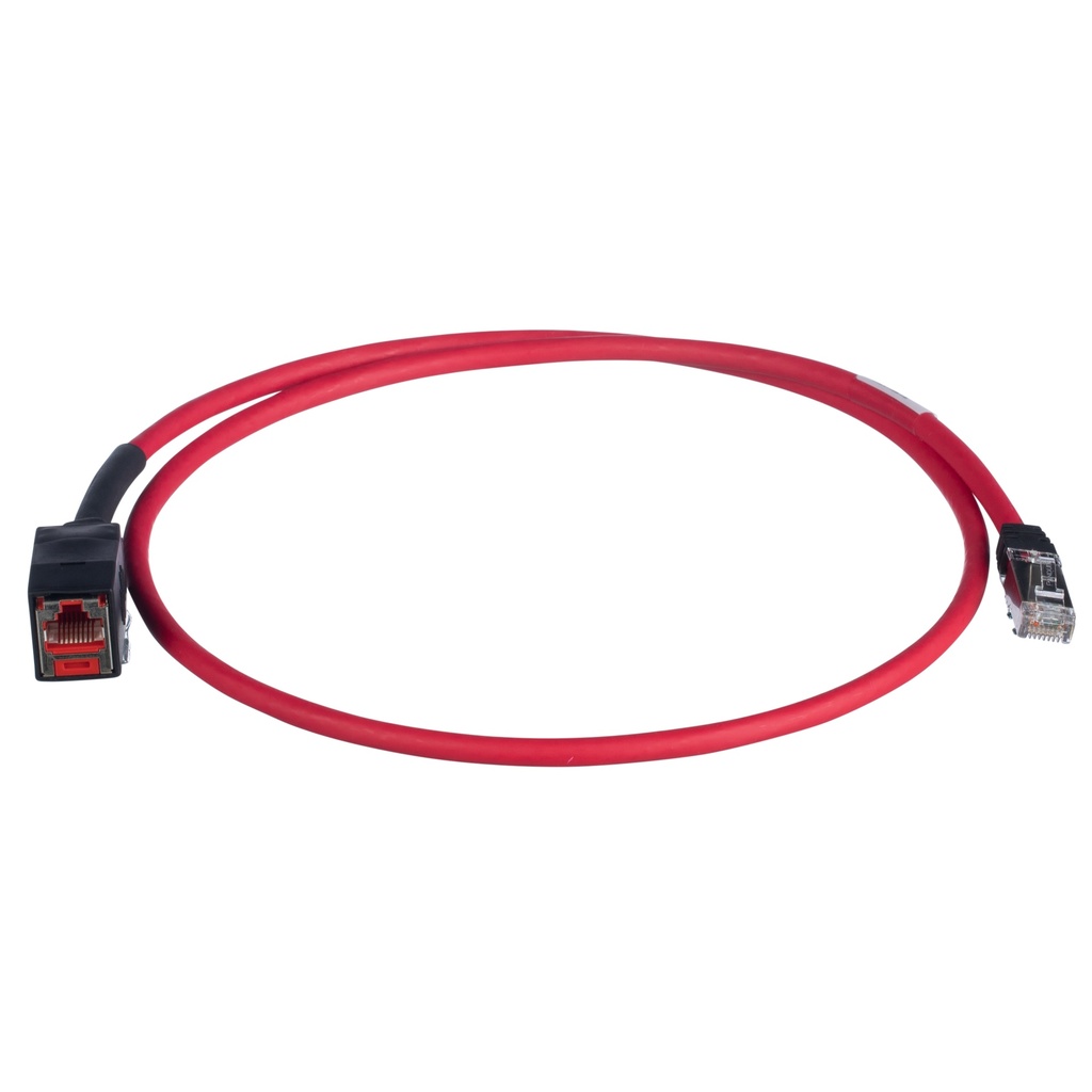 Cable De Prueba Con Conector P/Terminacion En Campo Cat 5E 6 Y 6A Blindado 26Awg Rojo Panduit