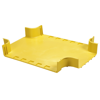 [FRFWC24X4W12LYL] Cruz 4 Vias Fiber Ruunner Para Canaletas 24 X 4 Pulgadas Amarilla Panduit