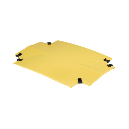 Tapa Para Cruz 4 Vias Fiber Ruunner Amarilla Panduit