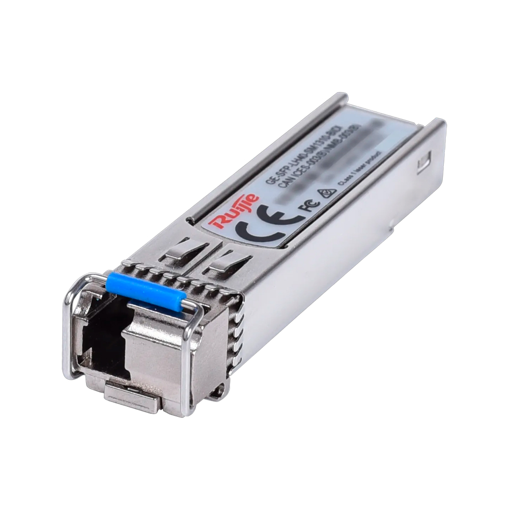 [GE-SFP-LH40-SM1310-BIDI] Transceptor Mini-Gbic Sfp Monomodo Lc Simplex 10Gbps 1310Nm 40Km 1.5W Ruijie