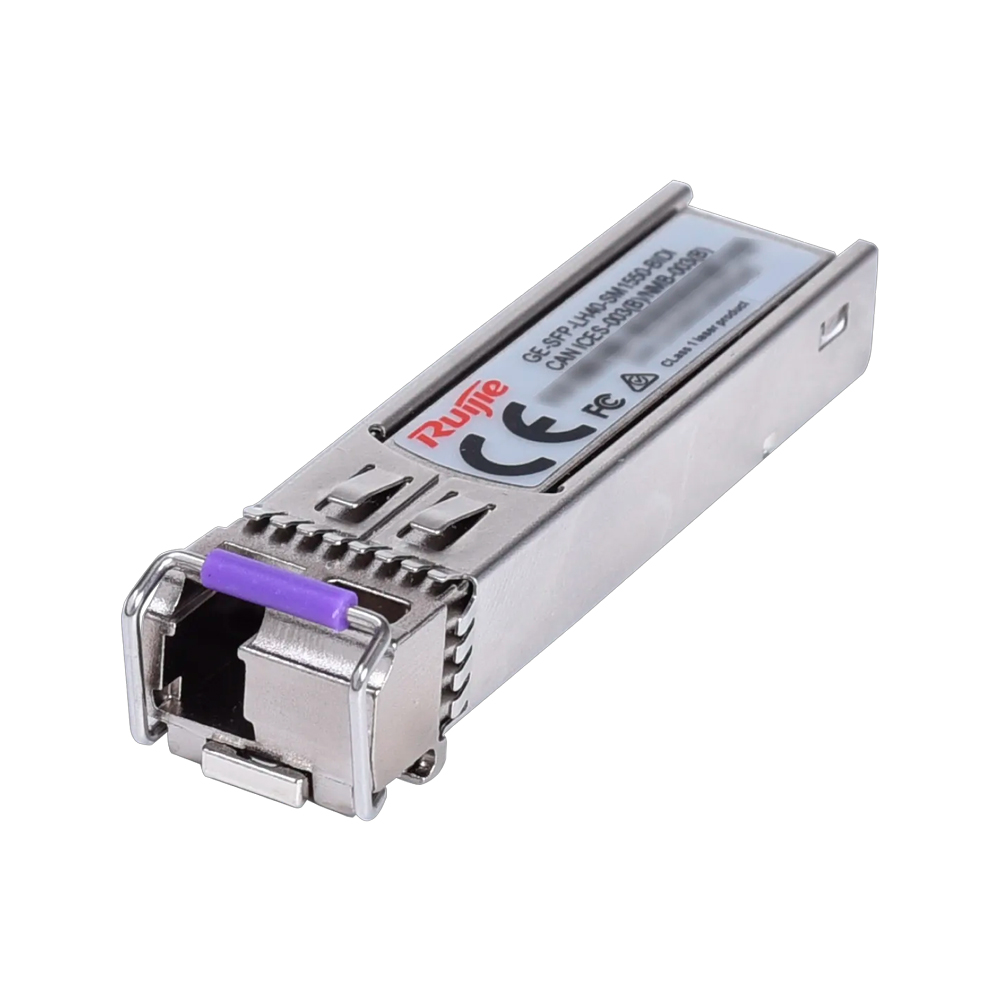 [GE-SFP-LH40-SM1550-BIDI] Transceptor Mini-Gbic Sfp Monomodo Lc Simplex 10Gbps 1550Nm 40Km 1.5W Ruijie