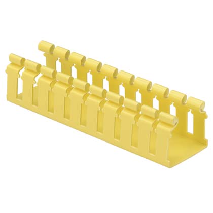 Ducto Fiber-Runner 2 X 2 Ranurado Amarillo Panduit Tramo 1.8Mt