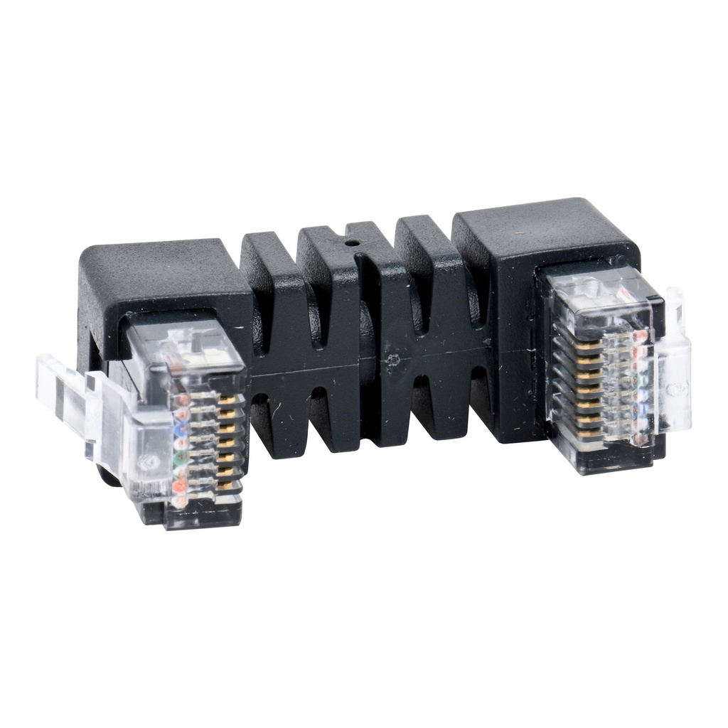 Jumper De Comunicacion Cable Conector 2 Conectores Rj45 Para Modulos Ltrm Y Ltme Medicion De 0.04 Metros Tesys Schneider