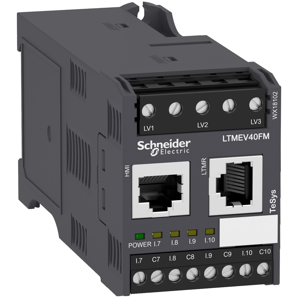 [LTMEV40FM] Modulo De Extension De 4 Entradas Logicas Discretas Alimentacion 120/240Vac Para Controlador Ltme Tesys Schneider