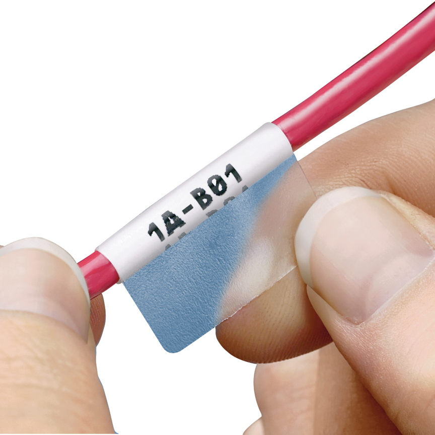 Rollo Marquillas Autolaminadas Para Cable 10-6Awg Catergoria 5E/6/6A Azul  Rollox5000 Impresora Dp4300 Panduit