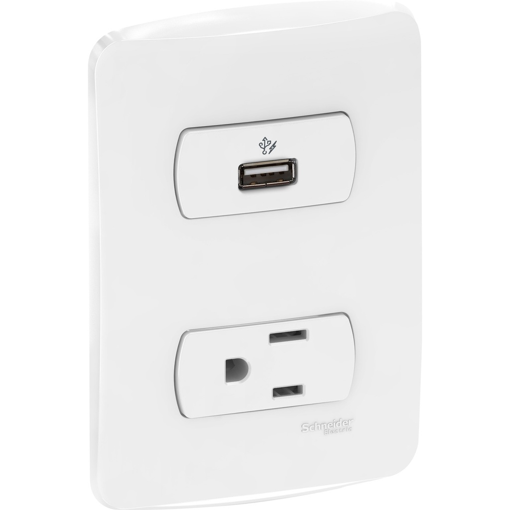 Cargador Usb +Tomacte Senc 15A (2P+T) S3B19800