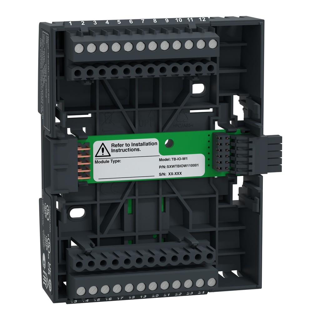Base Terminal Para Cada Modulo E/S Centrales Spacelogic Ecostruxure Building Operation Schneider