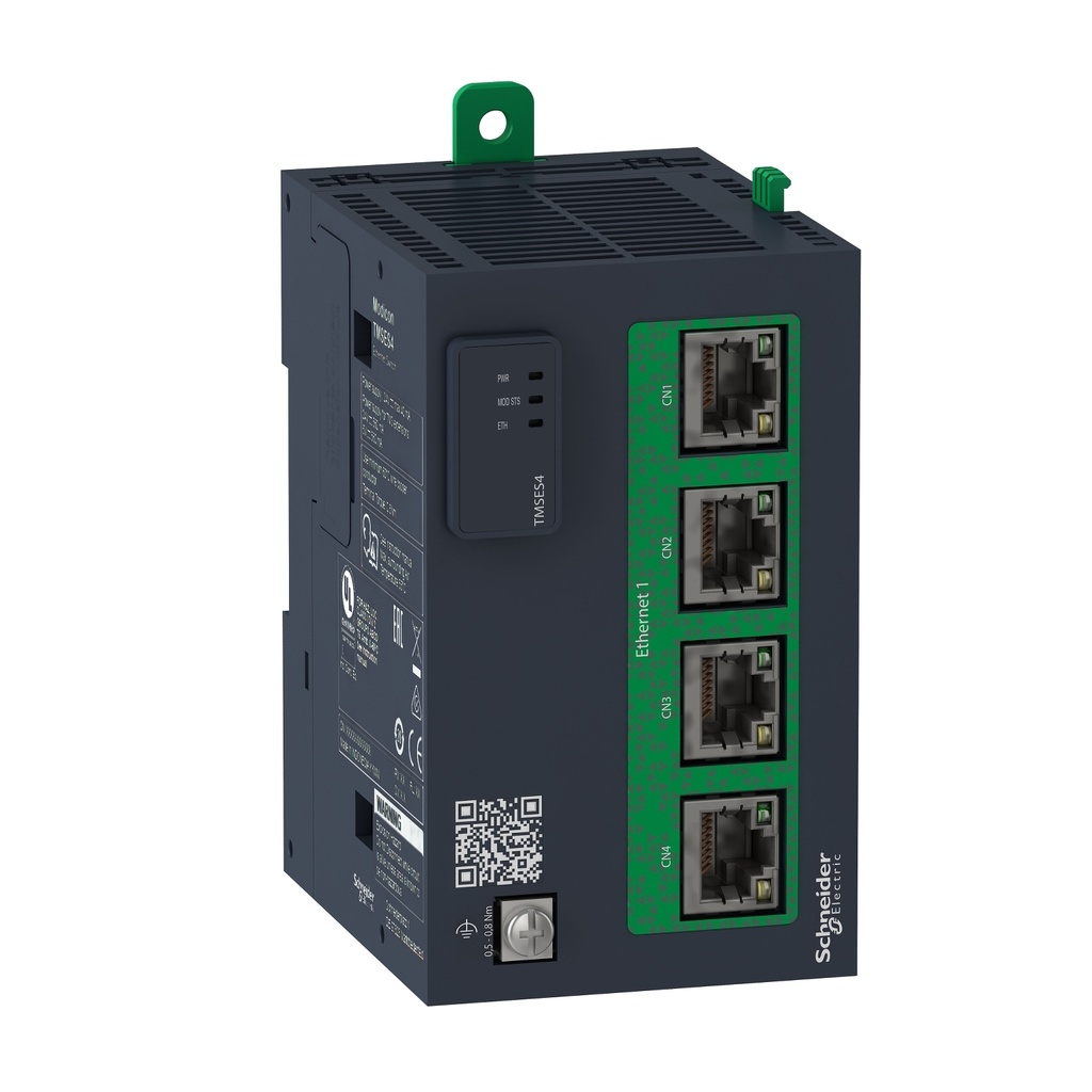Modulo De Comunicacion Inteligente Alimentacion Cpu Controlador Plc M262 4 Puertos Rj45 Ethernet Modicon M262 Schneider