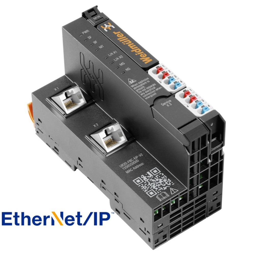 Cabecera Bus De Campo Remota E/S 24Vdc Ethernet 2 Rj45 Ip20 Weidmuller _1550550000