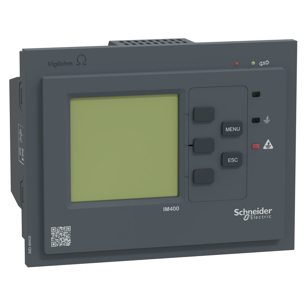 [IMD-IM400] Pantalla Dispositivo De Control De Aislamiento Voltaje De Red 480V Ac/Dc 2 Contactos De Senalizacion Modbus Rs-485 Im400 Schneider