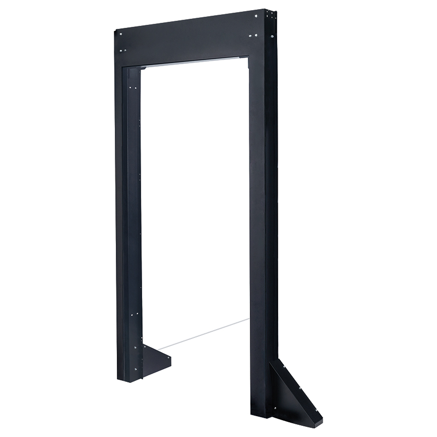 [CUSREFRT8B1] Marco Final De Fila Para Pasillo De Contencion Alto 2.3Mts Ancho 1.5Mts Net-Contain Acero Negro Panduit