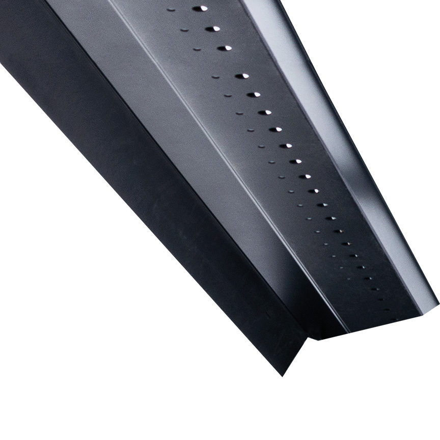 [CUSRWSK06B1] Kit Viga De Pared A Sello De Pared 600Mm Para Pasillo De Contencion Net-Contain Acero Negro Panduit
