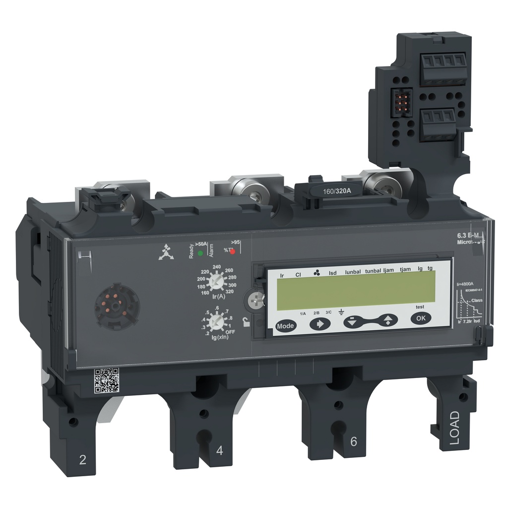 [C4036M320] Unidad De Control Micrologic 6.3 E Lsig Para Interruptores Nsx400 / Nsx630 320A 690Vac 3 Polos Compact Nsx Schneider