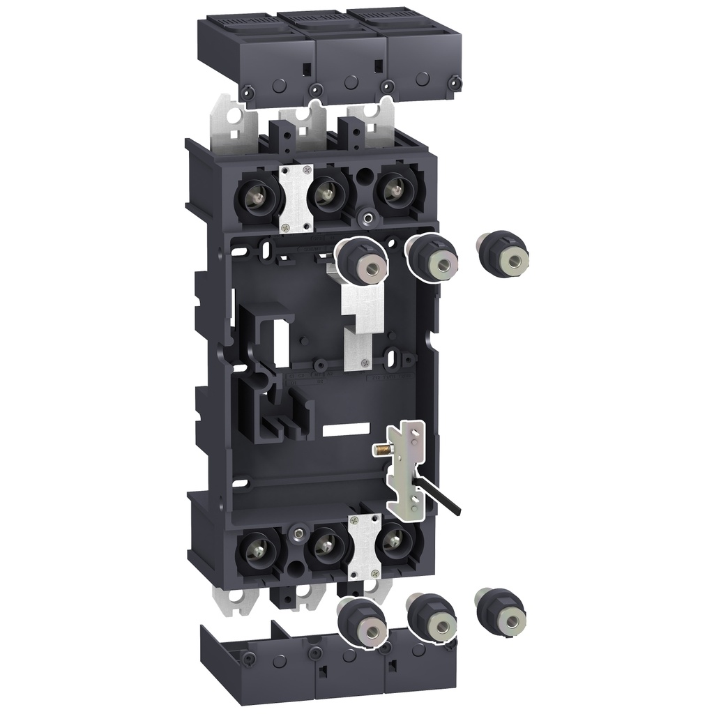Accesorio Placas Laterales Rieles Para Interruptor De Zocalo Extraible Para Interruptores Nsx400 / Nsx630 Compact Nsx Schneider