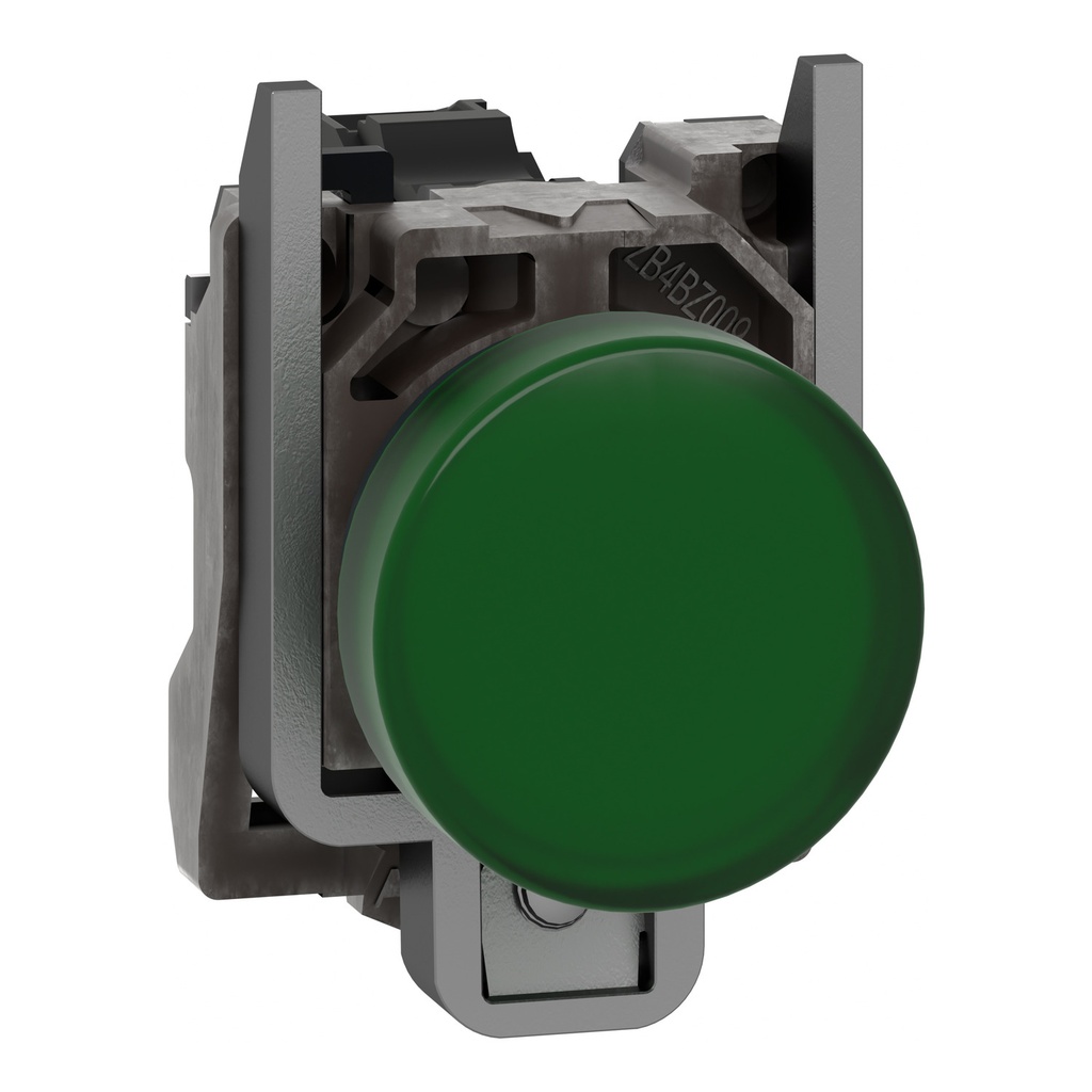 [XB4BV63] Luz Piloto Led Cuerpo Metalico Verde 22Mm 250Vac Bombilla No Incluida Ip66 Ik06 Harmony Xb4 Schneider