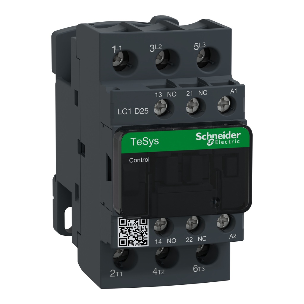 [LC1D25F7] Contactor Tripolar 25A Ac3 40A Ac1 1Na + 1Nc Bobina 110V Ac Tesys D Schneider
