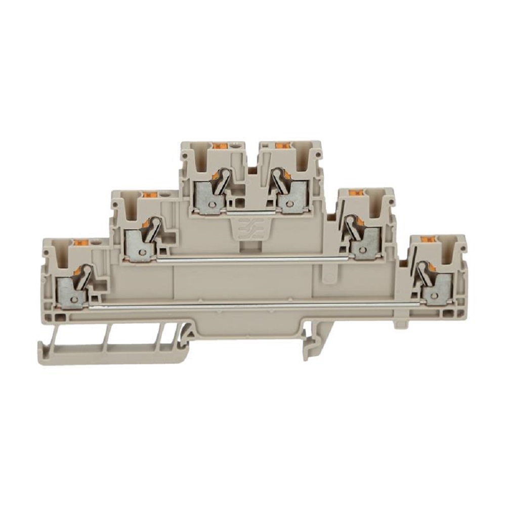 [A3T 2.5] Borna 12-28Awg Push In P5 20A 3Pisos 2.5Mm2 600V Beige Weidmuller _2428510000