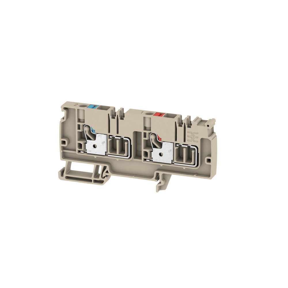 [AAP13 6 LO-LO] Borna 22-8Awg Push In P8 36A Alimentacion N 6Mm2 150V Beige Weidmuller _1988260000