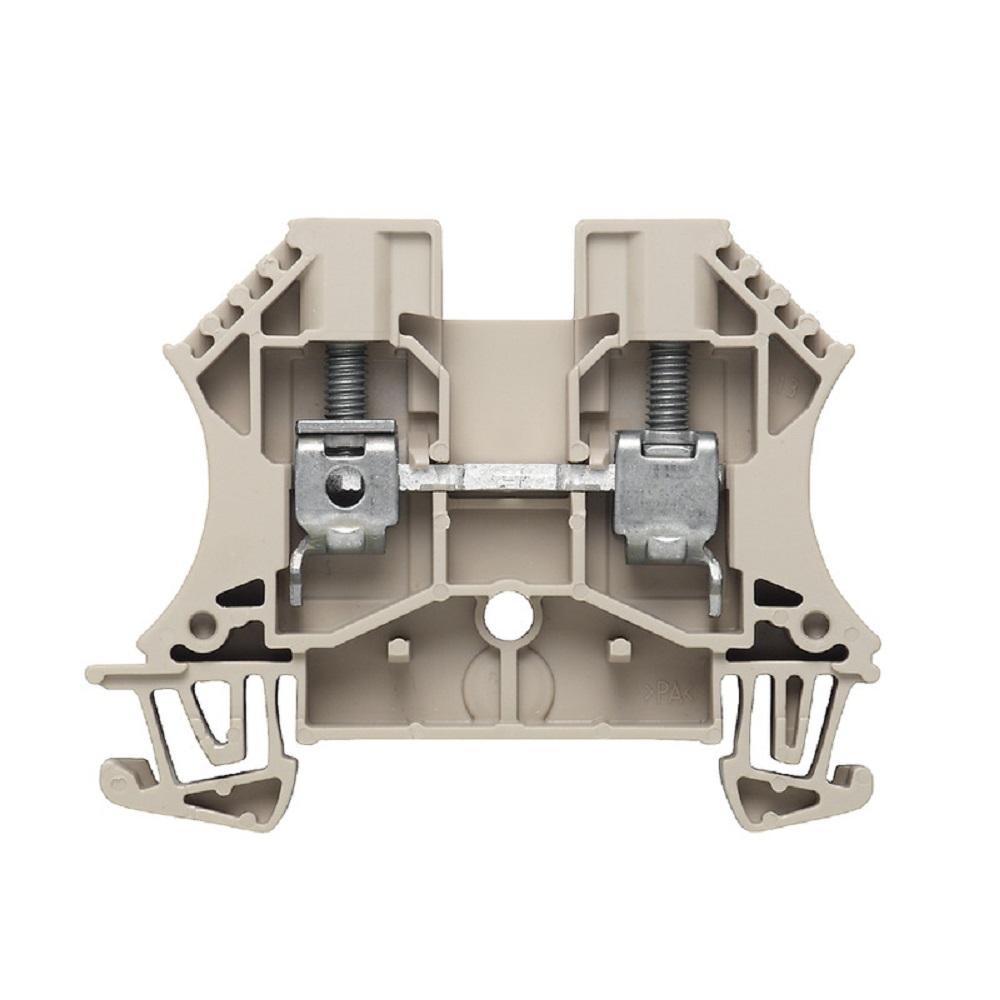 [WDU 6] Borna 22-8Awg Tornillo Paso 6Mm2 41A Beige Weidmuller _1020200000