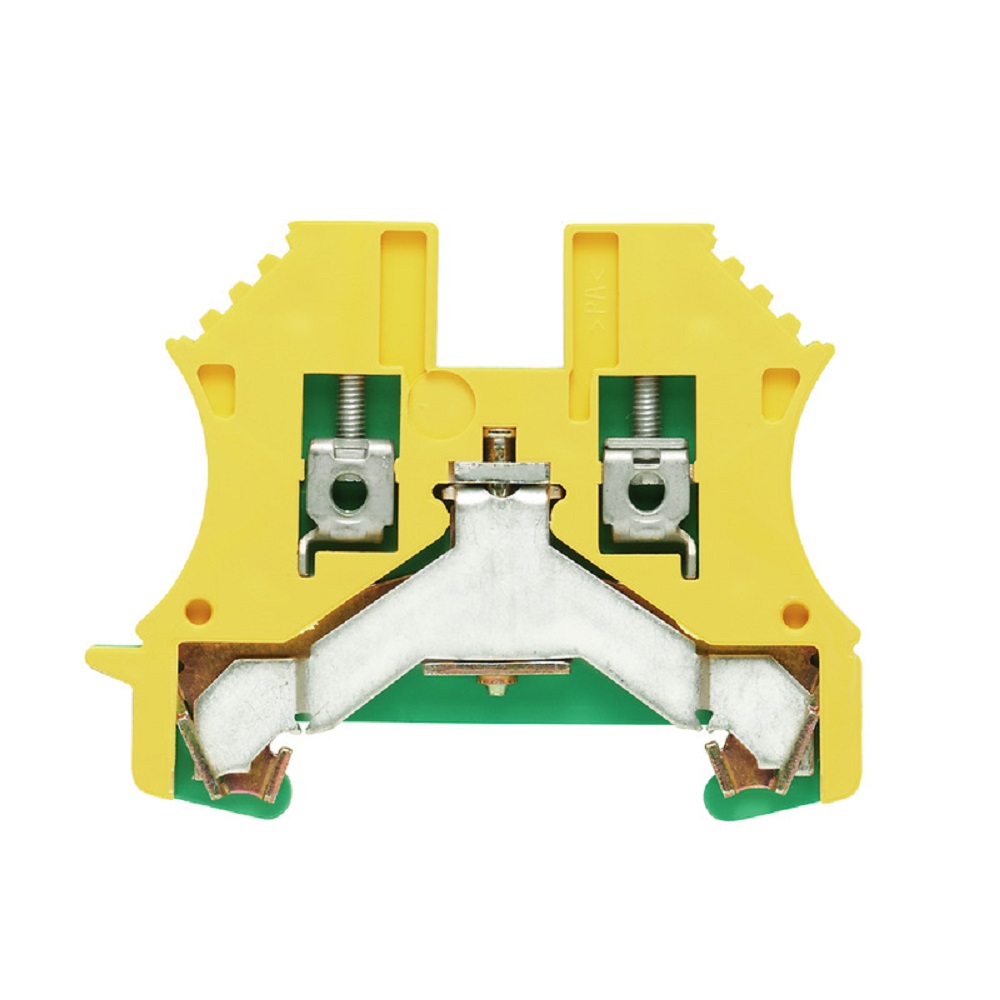 [WPE 2.5] Borna 22-12Awg Tornillo Tierra P5 300A 2.5Mm2 Verde/Amar Weidmuller _1010000000