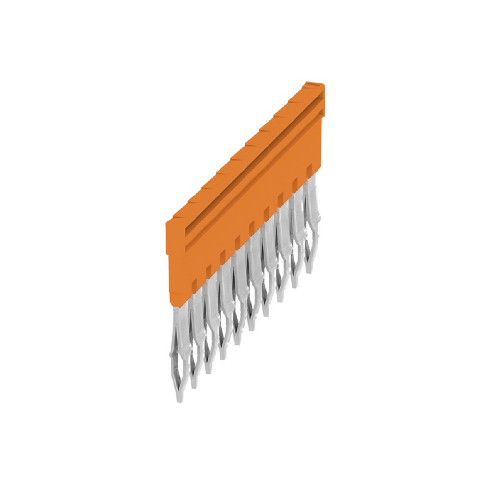 [ZQV 4N/10] Puente 10 Polos P/Borna 4Mm 32A Naranja Weidmuller _1528090000